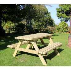 Churnet Valley Deluxe Picnic Table 1.8m Churnet Valley Deluxe Picnic Table 1.8m