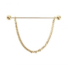 Supreme Products Class Act Collar Pin Gold 6.5cm Supreme Products Class Act Collar Pin Gold 6.5cm