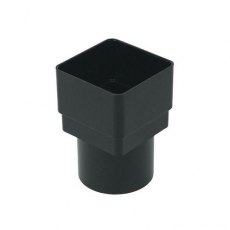 Kalsi Square/Round Downpipe Adaptor Black Kalsi Square/Round Downpipe Adaptor Black