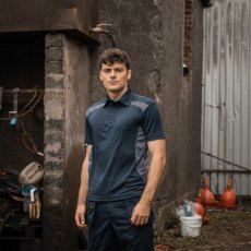 Xpert Pro Stretch Polo Shirt Navy/Grey Xpert Pro Stretch Polo Shirt Navy/Grey