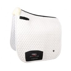 Hy Equestrian Pro Reaction Dressage Saddle Pad White Hy Equestrian Pro Reaction Dressage Saddle Pad White