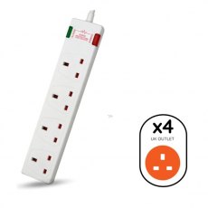 Westminster Electrical Surge Extension Lead 4 Gang 2m Westminster Electrical Surge Extension Lead 4 Gang 2m