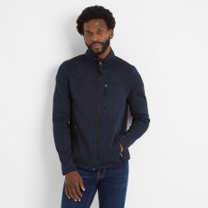 Tog24 Cresswell Knitlook Fleece Jacket Dark Indigo Size L Tog24 Cresswell Knitlook Fleece Jacket Dark Indigo Size L