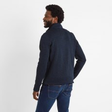 Tog24 Cresswell Knitlook Fleece Jacket Dark Indigo Size L Tog24 Cresswell Knitlook Fleece Jacket Dark Indigo Size L