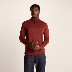 Tog24 Pearson Knitlook Zip Neck Fleece Clay Marl Tog24 Pearson Knitlook Zip Neck Fleece Clay Marl