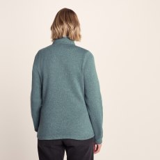 Tog24 Pearson Knitlook Zip Neck Fleece Mist Grey Marl Tog24 Pearson Knitlook Zip Neck Fleece Mist Grey Marl