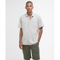 Barbour Nelson Short Sleeved Shirt Stone Barbour Nelson Short Sleeved Shirt Stone