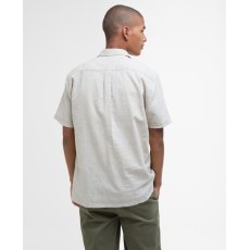 Barbour Nelson Short Sleeved Shirt Stone Barbour Nelson Short Sleeved Shirt Stone
