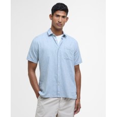 Barbour Nelson Short Sleeved Shirt Lead Barbour Nelson Short Sleeved Shirt Lead