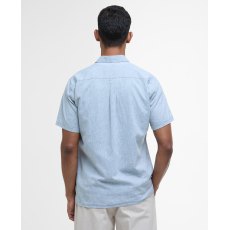 Barbour Nelson Short Sleeved Shirt Lead Barbour Nelson Short Sleeved Shirt Lead