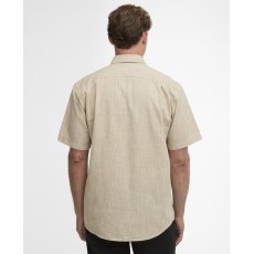 Barbour Fleming Short Sleeved Linen Shirt Stone Barbour Fleming Short Sleeved Linen Shirt Stone
