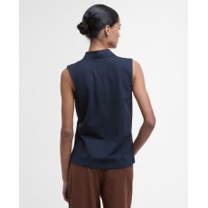 Barbour Bowford Sleeveless Polo Navy Barbour Bowford Sleeveless Polo Navy