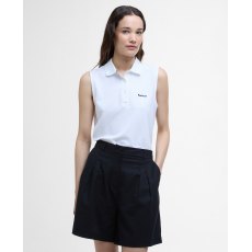 Barbour Bowford Sleeveless Polo White Barbour Bowford Sleeveless Polo White