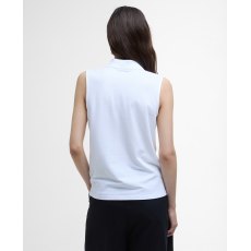 Barbour Bowford Sleeveless Polo White Barbour Bowford Sleeveless Polo White