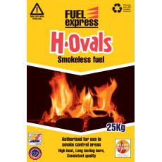 Fuel Express Homefire Ovals Coal 25kg Fuel Express Homefire Ovals Coal 25kg