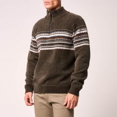 Carabou Arizona 1/4 Zip Jumper Olive Carabou Arizona 1/4 Zip Jumper Olive