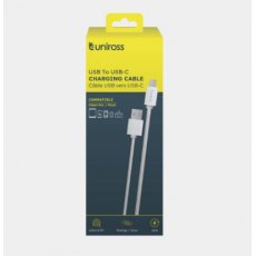 Uniross USB To USB-C Charging Cable 2m Uniross USB To USB-C Charging Cable 2m