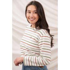 Lighthouse Causeway Breton Top Sea Kelp/Rust Stripe Size 20 Lighthouse Causeway Breton Top Sea Kelp/Rust Stripe Size 20