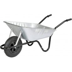 Walsall Croft DIY/Gardening Galvanised Wheelbarrow 85L Walsall Croft DIY/Gardening Galvanised Wheelbarrow 85L