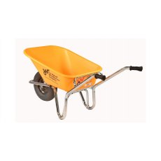 Walsall Workhouse Heavy Duty Pneumatic Orange Wheelbarrow 120L Walsall Workhouse Heavy Duty Pneumatic Orange Wheelbarrow 120L