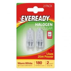 Eveready Mains G9 Capsule Bulb 2 Pack Eveready Mains G9 Capsule Bulb 2 Pack