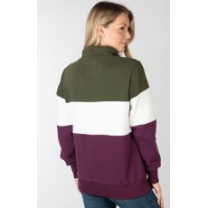 Rydale Byland Cow Sweatshirt Olive/White/Berry Rydale Byland Cow Sweatshirt Olive/White/Berry