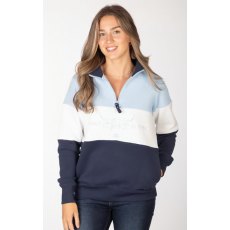 Rydale Byland Cow Sweatshirt Soft Blue/White/Navy Rydale Byland Cow Sweatshirt Soft Blue/White/Navy