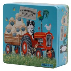 Farmhouse Biscuits Assorted Biscuits Farmyard Tin 280g Farmhouse Biscuits Assorted Biscuits Farmyard Tin 280g