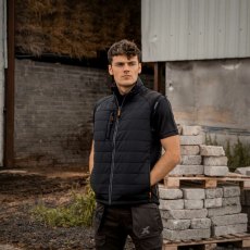 Xpert Pro Rip-Stop Panelled Bodywarmer Black Xpert Pro Rip-Stop Panelled Bodywarmer Black