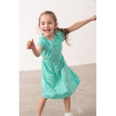 Lighthouse Marnie Dress Tiffany Micro Print Lighthouse Marnie Dress Tiffany Micro Print