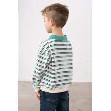 Lighthouse Myles Jersey Sweatshirt Sea Green/Navy Stripe Lighthouse Myles Jersey Sweatshirt Sea Green/Navy Stripe