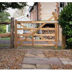 Ruby Exbourne Planed 5 Bar Wooden Gate H 1.2m Ruby Exbourne Planed 5 Bar Wooden Gate H 1.2m