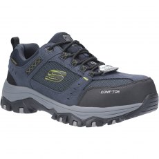 Skechers Men's Greetah Composite Toe Hiking Trainer Navy Skechers Men's Greetah Composite Toe Hiking Trainer Navy