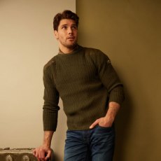 Land Rover Wool Rib Knitted Sweater Bronze Green Land Rover Wool Rib Knitted Sweater Bronze Green