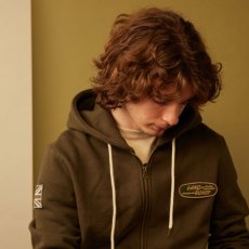 Land Rover Full Zip Hoodie Bronze Green Land Rover Full Zip Hoodie Bronze Green