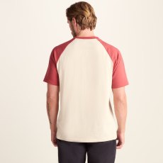 Tog24 McGill T-Shirt Warm Cloud/Garnet Red Tog24 McGill T-Shirt Warm Cloud/Garnet Red