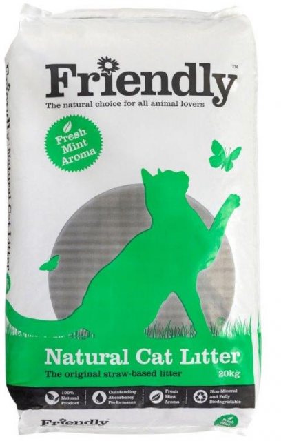Friendly Natural Cat Litter 20kg