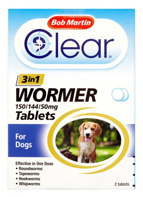 Wormclear Tablets 3 In 1 Medium Dog 2 Pack
