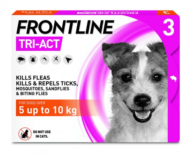 Frontline Tri Act Medium Dog 3 Pipettes
