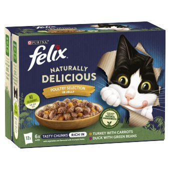 Felix  Felix Naturally Delicious Poultry Selection 12 x 80g