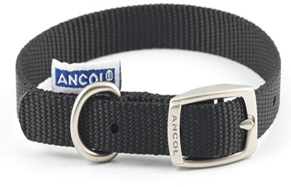Ancol Ancol Black Nylon Collar