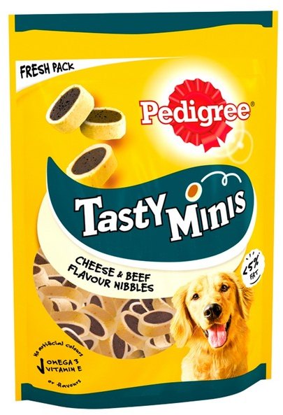 PEDIGREE Pedigree Tasty Minis Cheese & Beef 140g