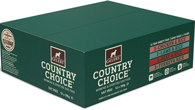 GELERT Country Choice Variety Pack 12 x 395g