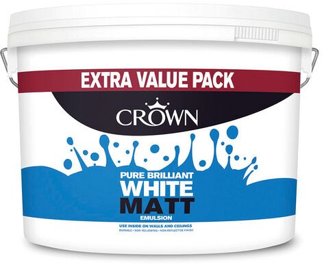 Crown Crown Matt Paint Pure Brilliant White 7.5L