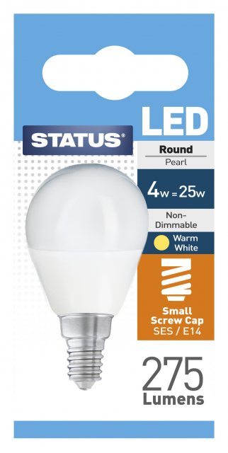 Status LED Golfball Bulb SES