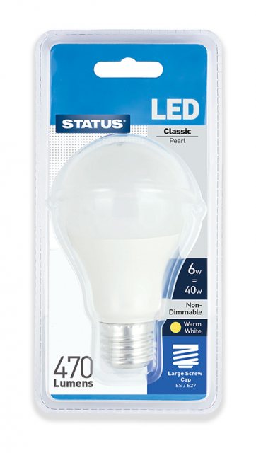 Status LED Filament Bulb ES 6w