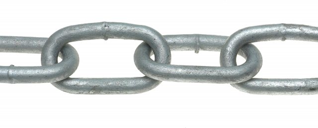 Eliza Tinsley Galvanised Link Weld Chain 1m