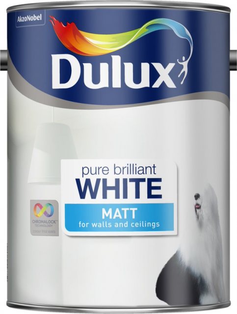 Dulux Dulux Matt Walls & Ceilings Pure Brilliant White 3L