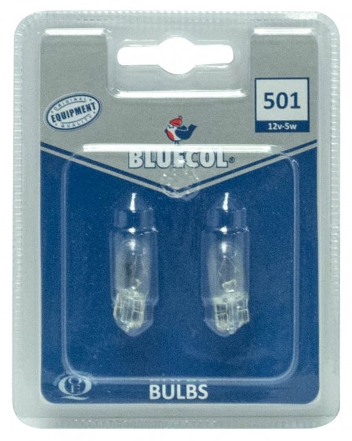 Bluecol Bluecol Side & Tail Bulb 501 2 Pack