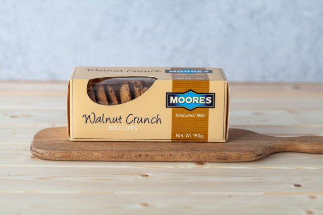 Moores Walnut Crunch Biscuits 150g